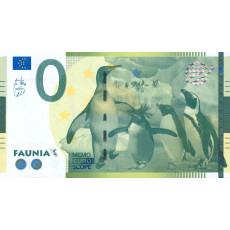 0 Euro biljet Faunia
